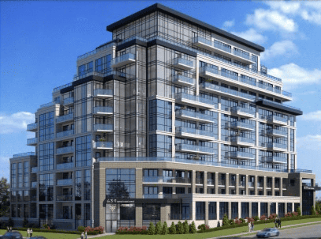 A 12-storey residential building is planned at 631 and 639 Rymal Road West in Hamilton.