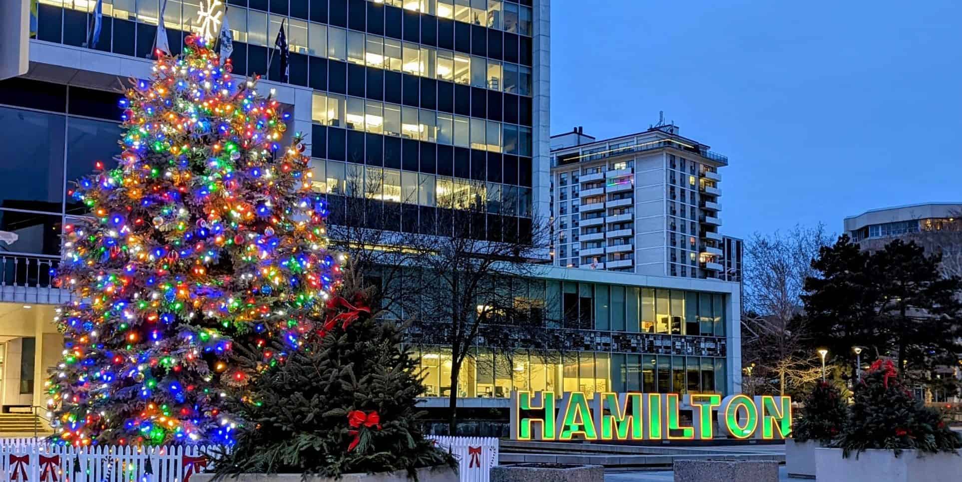 Hamilton Christmas tree